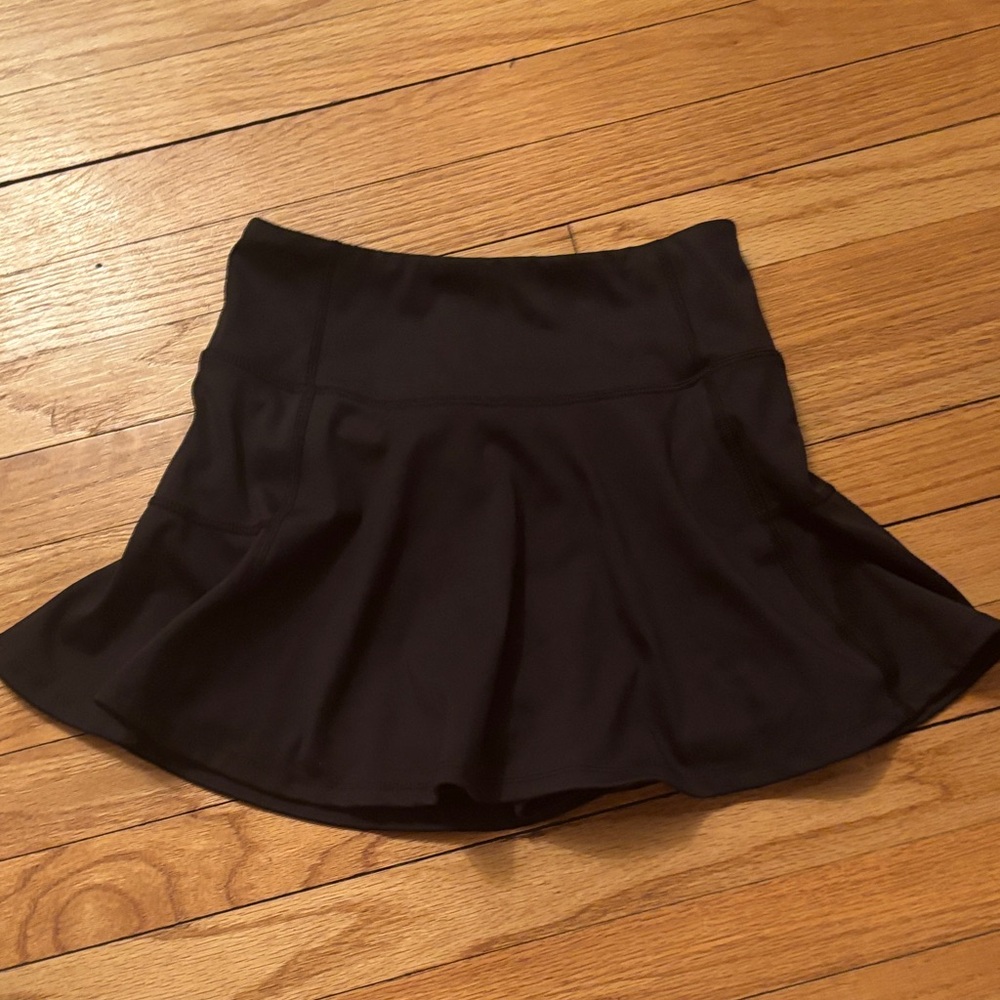 Athletic skirt with built in shorts